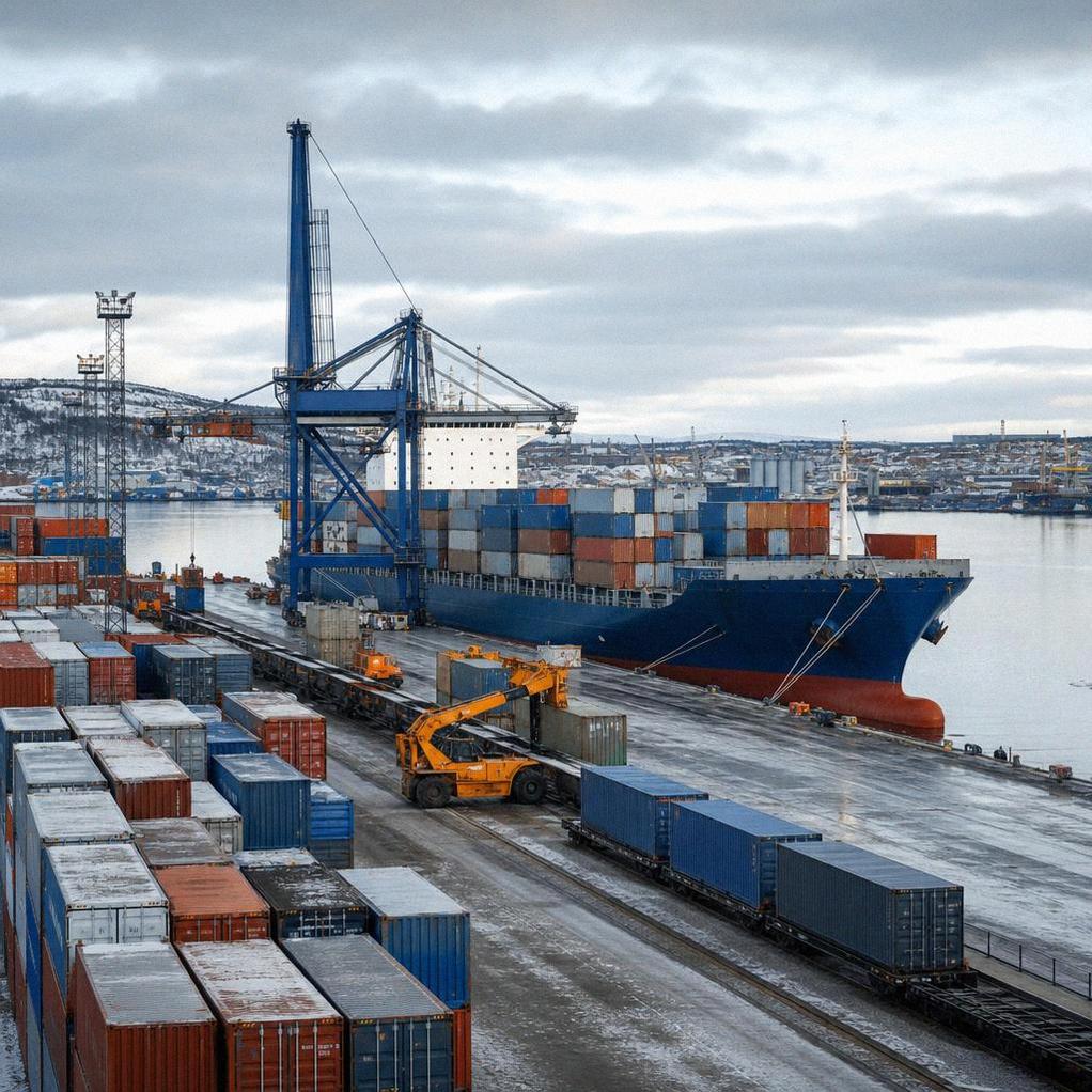 konteynerovoz_iz_kitaia_v_pervye_v_murmanskoi_port