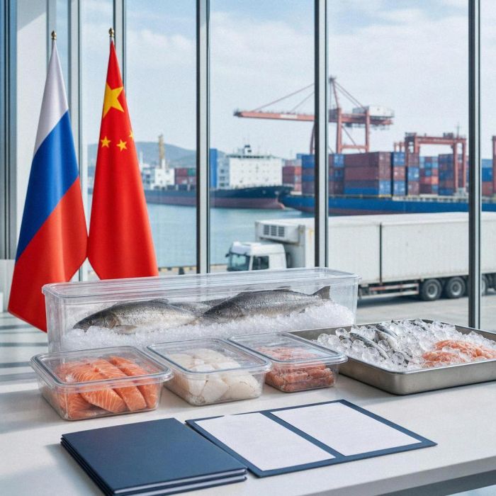 俄罗斯船东协会与中国辽渔集团签署水产品贸易合作备忘录